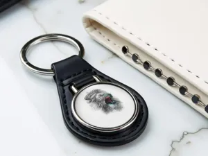 Leather Key Ring Holder Sturdy Max Tuning R Style